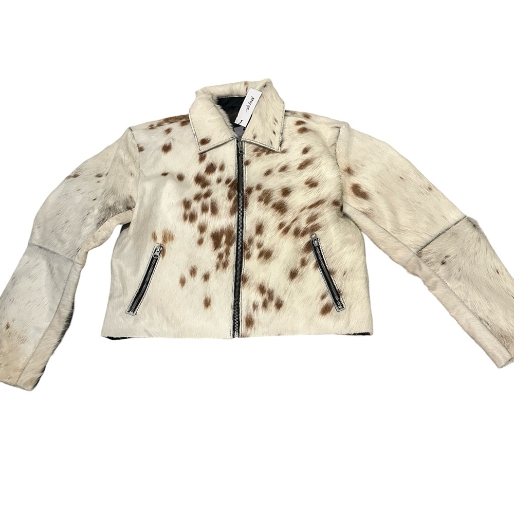 Nasty Gal Cow Hide Jacket